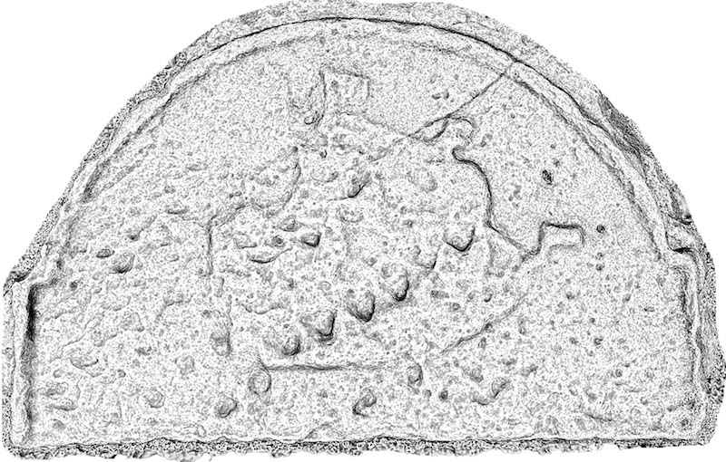 photogrammetric image of the shipstone