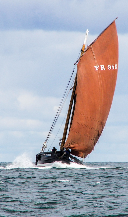 Reaper Under Sail in Moray Firth 2007